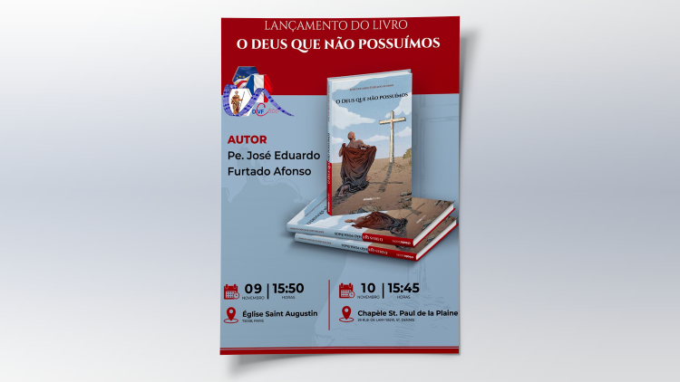 Padre José E. Afonso lança o seu livro “O Deus que não Possuímos”  em Paris