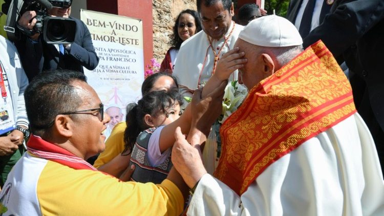 Papa 2024: o entusiasmo e o sorriso dos jovens em Timor-Leste