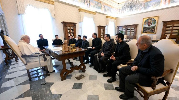 Papa a sacerdotes da Argentina em Roma: nossa vocação não é um apêndice para outros fins