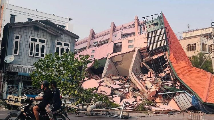 Pesar do Papa pelo terremoto em Mianmar e na Tailândia e pelos incêndios na Coreia