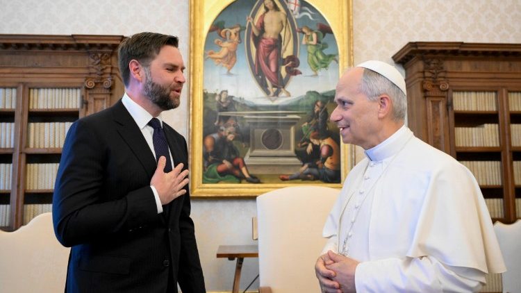 Leão XIV recebe o vice-presidente dos EUA, James David Vance Leão XIV recebe o vice-presidente dos EUA, James David Vance