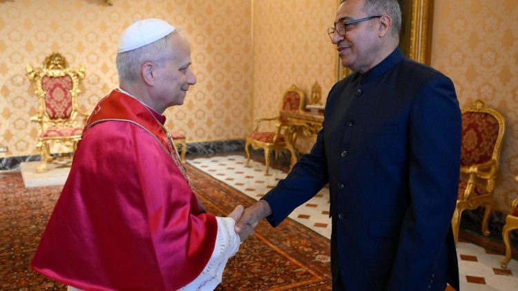 Papa Leão XIV recebe presidente de São Tomé e Príncipe Papa Leão XIV recebe presidente de São Tomé e Príncipe
