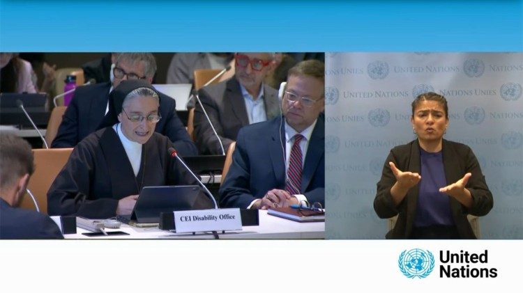 Irmã Donatello na ONU: as oportunidades da IA e as dificuldades em contextos de guerra Irmã Donatello na ONU: as oportunidades da IA e as dificuldades em contextos de guerra