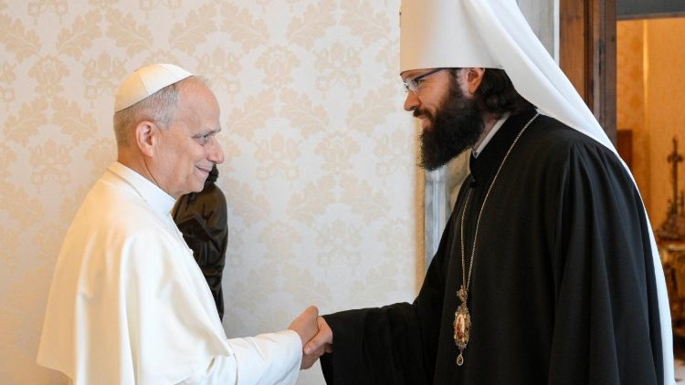 O Papa encontrou-se com o metropolita Antonij