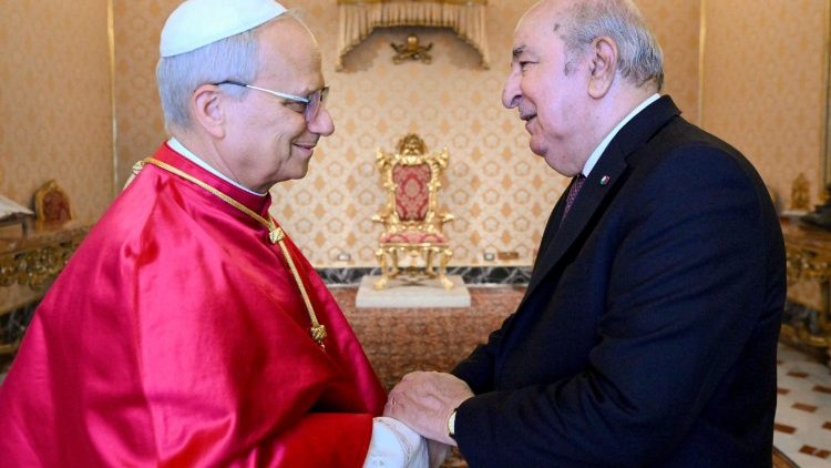 Papa recebe presidente da Argélia: paz e fraternidade entre os temas tradados Papa recebe presidente da Argélia: paz e fraternidade entre os temas tradados
