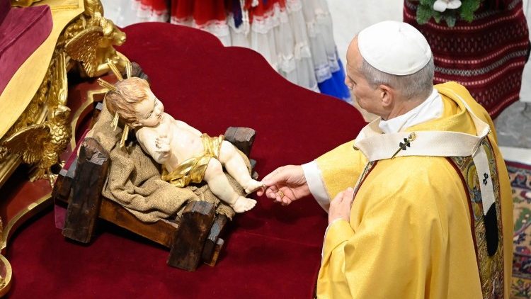 Leão XIV na Missa do Galo: não há espaço para Deus se não houver espaço para o homem