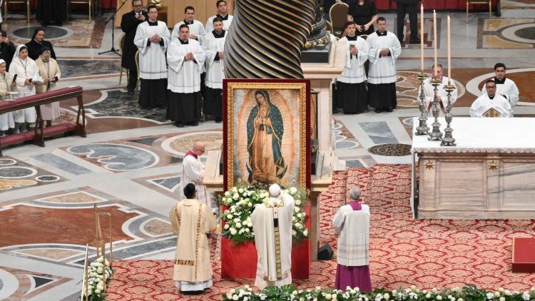 A súplica do Papa à Virgem de Guadalupe: o ódio não marque a história da humanidade