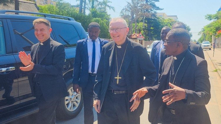 O Cardeal, Secretário de Estado,  Pietro Parolin em Moçambique