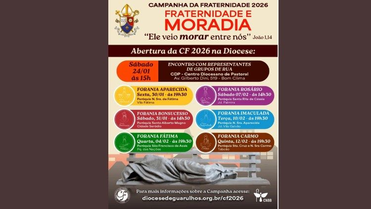 Abertura da Campanha da Fraternidade 2026 na Diocese de Guarulhos