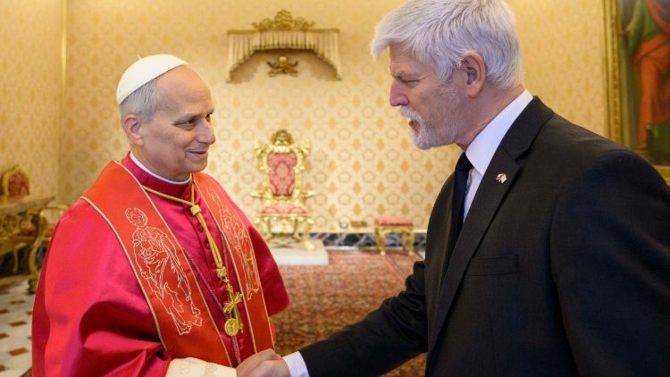 Leão XIV recebe presidente da República Tcheca