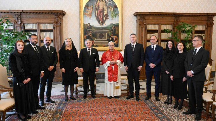 Leão XIV recebe a Presidência colegiada da Bósnia e Herzegovina