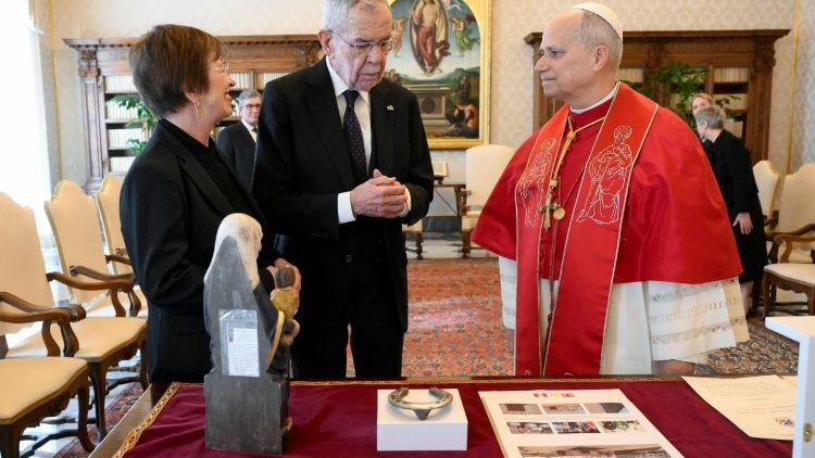 Papa recebe em audiência no Vaticano o presidente da Áustria