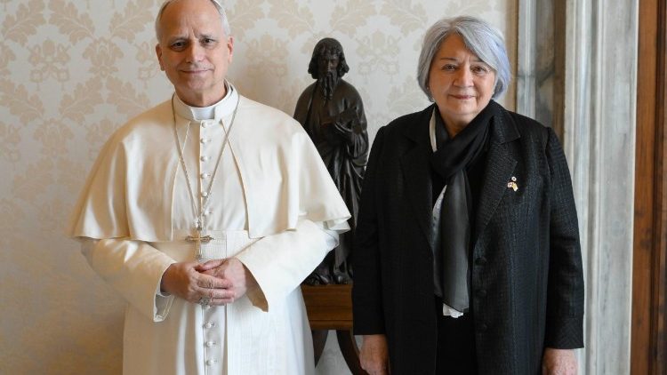 Vaticano: Papa encontra a governadora-geral do Canadá
