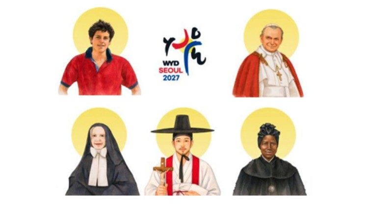 A JMJ Seul 2027 anuncia seus cinco Santos Patronos