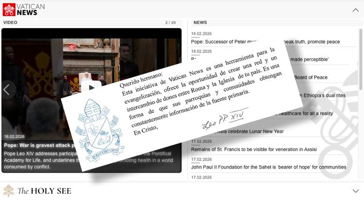 A viagem internacional do Papa online no widget do Vatican News