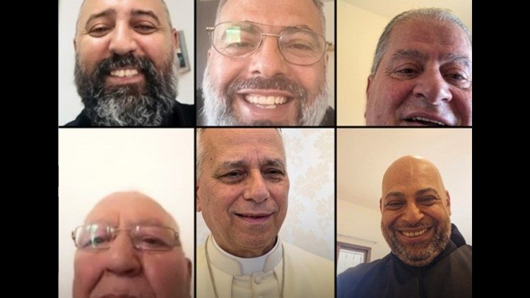 O Papa faz uma videochamada aos padres do sul do Líbano