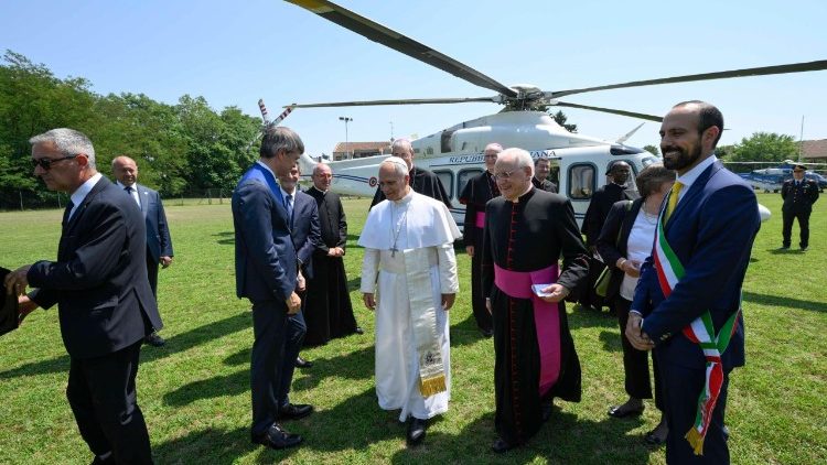 O Papa inicia a visita pastoral a Pavia e Sant’Angelo Lodigiano