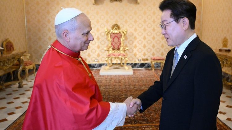 Leão XIV recebe presidente da República da Coreia