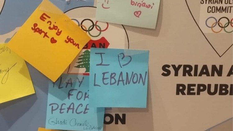 Jogos do Mediterrâneo, o mural que fala de paz e amizade